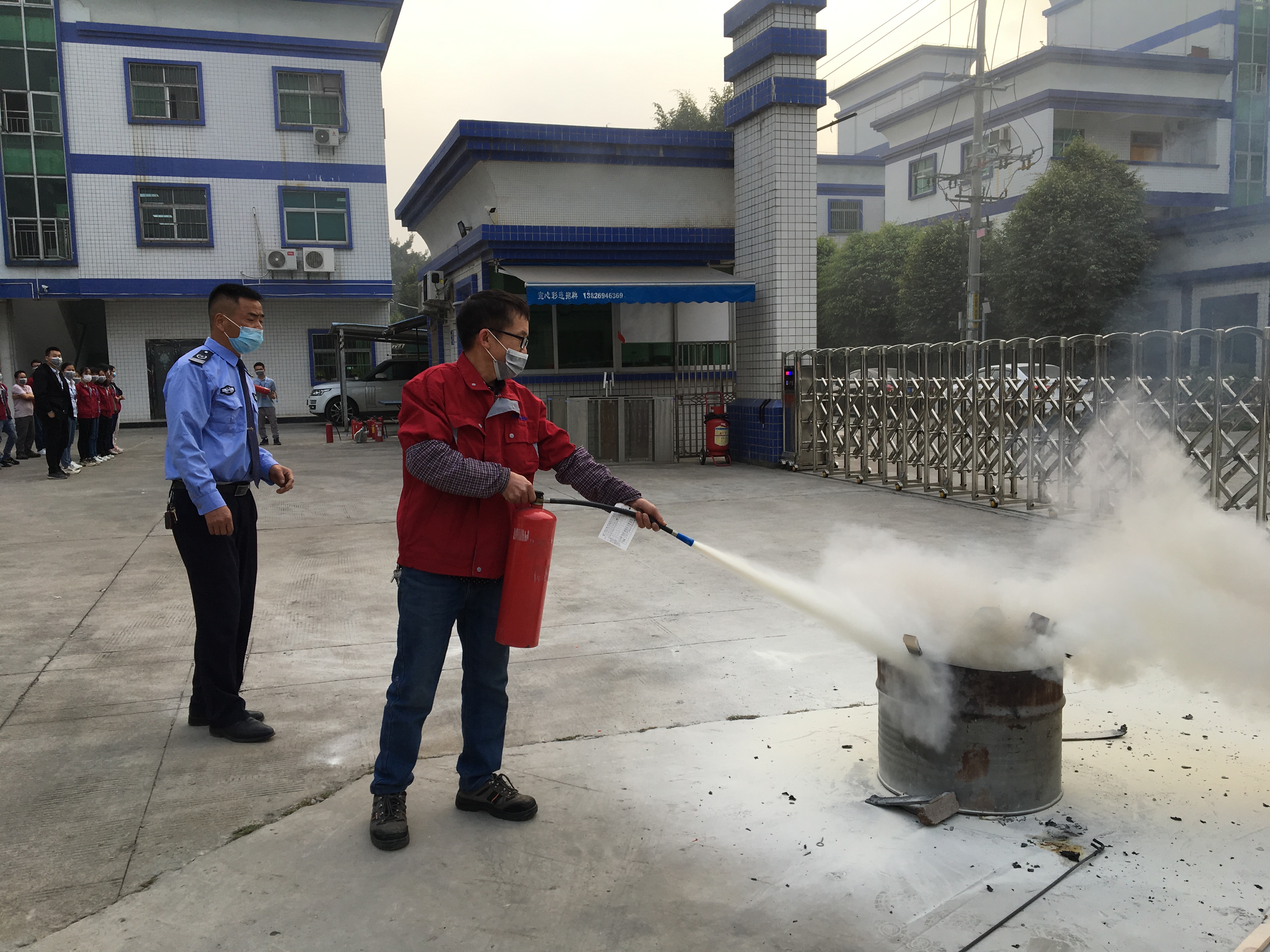 立方美消防演練，筑牢生產(chǎn)防線！