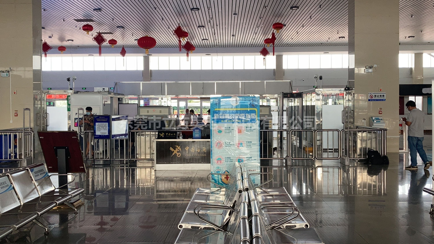 中國海關安裝立方美emeno EAS防盜報警器！