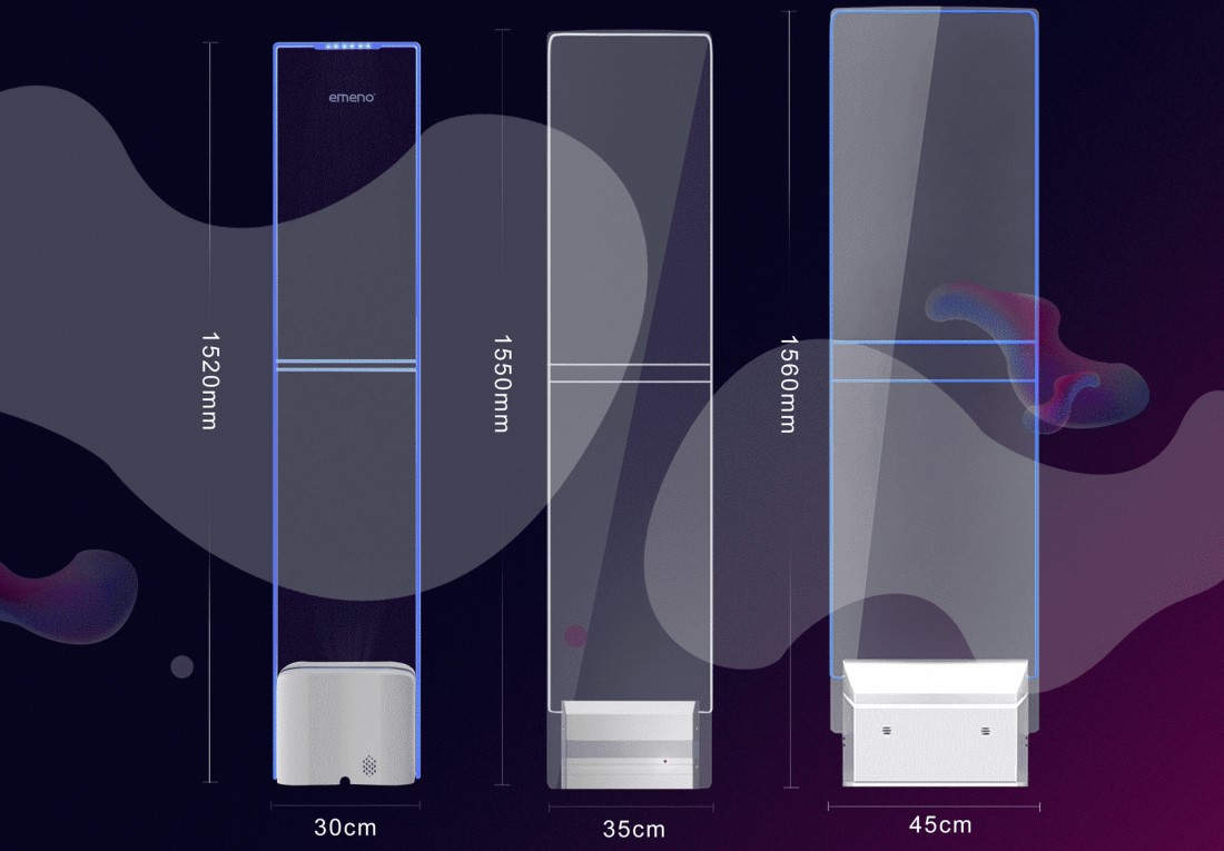 不同門(mén)距的店鋪該如何選擇超市防盜器？-【立方美】